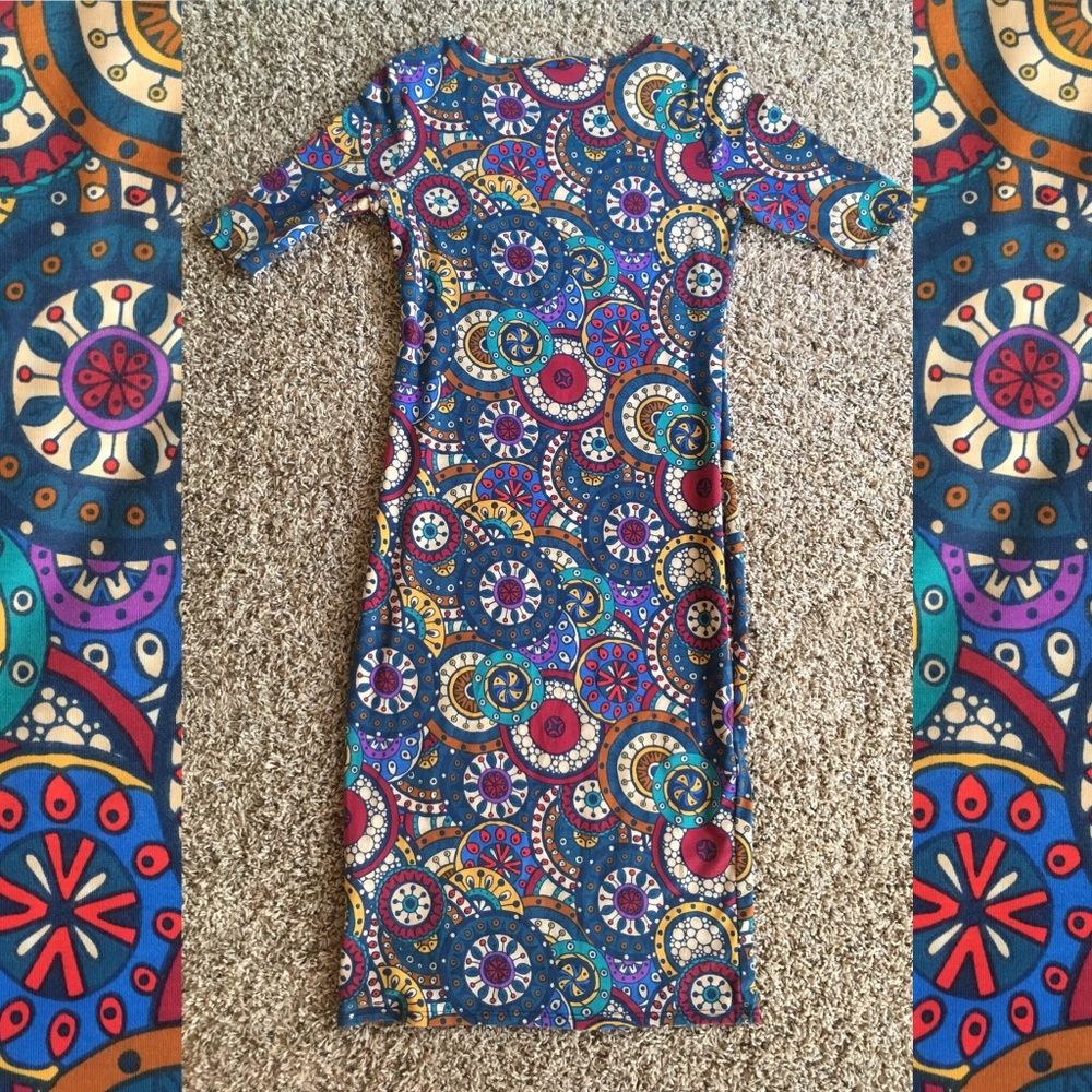LuLaRoe Julia Dress Size Small